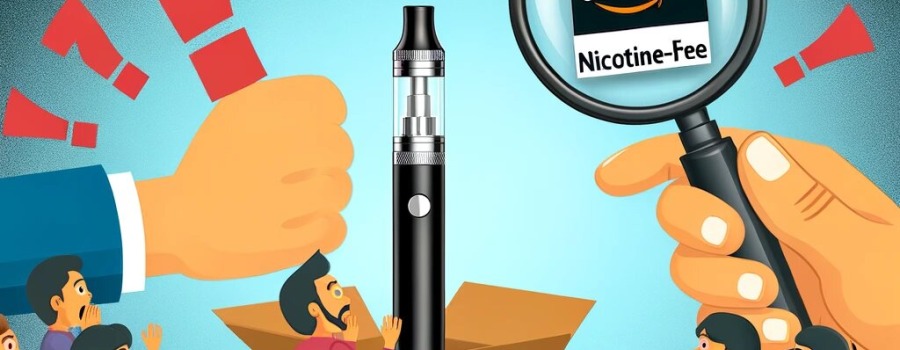 Révélation choquante : des vapoteuses sans nicotine  vendues par Amazon contenaient de la nicotine